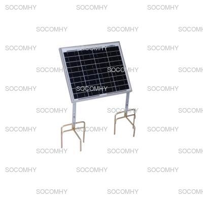 Panneau de clôture électrique solaire monocristallin 30watts+2trepieds