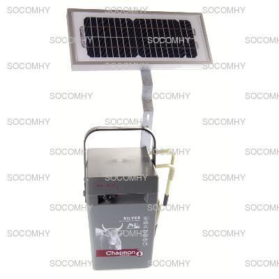 Électrificateur de clôture électrique solaire 5 watts
